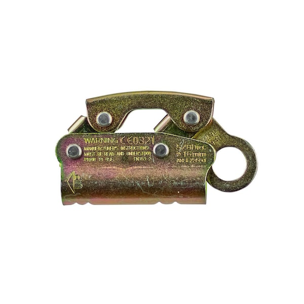 Safewaze Rope Grab with Lifeline, For Rope Size 5/8", Nickel Plated Steel FS1117 - main